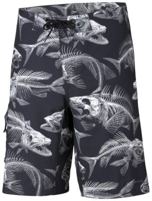 Men's PFG Offshore Boardshort - Black Patterned