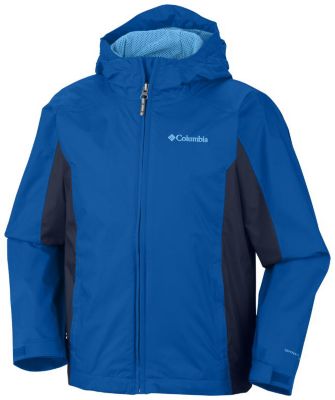 Boys' Wet Reflect Jacket-Rain - Blue