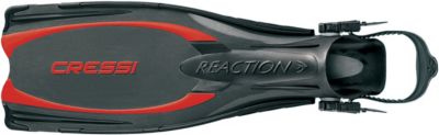 Reaction Open Heel Fins - Black / Red