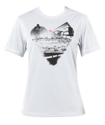 Women's Beach Days SS Surf Shirt - White