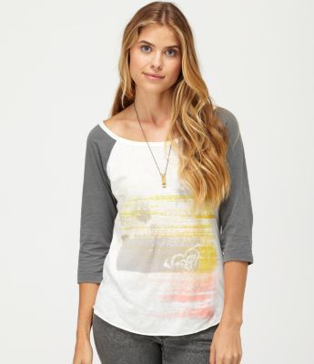 Women's Seastone Baseball Raglan - Cream