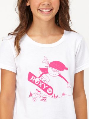 Girls' Fresh Powder Short Sleeve Tee - White