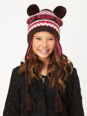 Girls' Cupcake Earflap Beanie