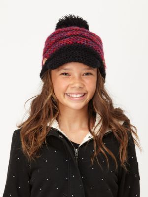 Girls' Falling Star Visor Beanie