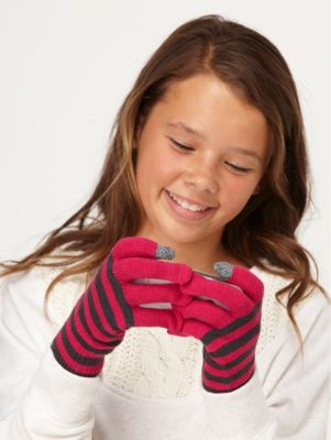 Girls' Smiley Face Texting Gloves