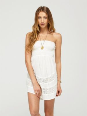 Women's Sweet Vida Strapless Coverup - White