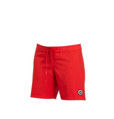 Women's Classic Long Boardshort - Red