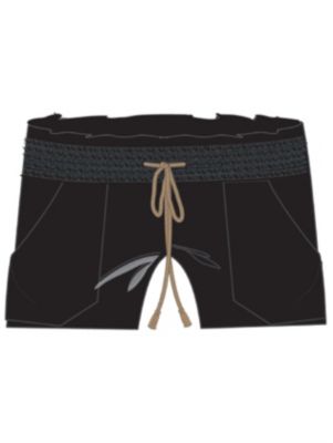 Women's Ocean Side Beach Short - Black