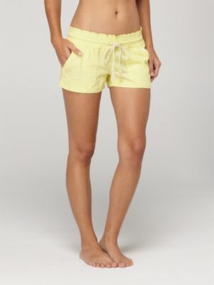 Women's Ocean Side Beach Short - Yellow