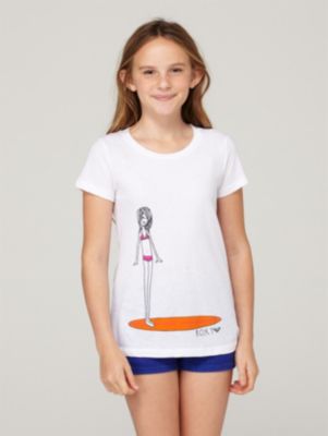 Girls' Rally Girl Short Sleeve Crew Tee - White
