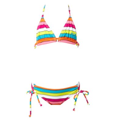 Girls' Caliente Sun Tiki Tri Set 4-6 - Pink