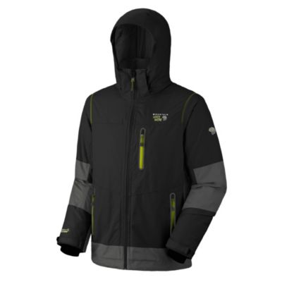 Men's Vertical Peak Jacket - Black