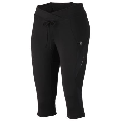 Women's Mighty Power Capri-Run - Black