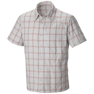 Men's Nollaf Short Sleeve Shirt - Gray Patterned