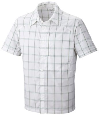 Men's Nollaf Short Sleeve Shirt - White Patterned