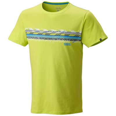 Men's Ropatized Short Sleeve Tee - Light Green / Lime