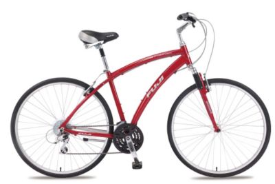 Women's Crosstown 1.0 Hybrid Bike - Red