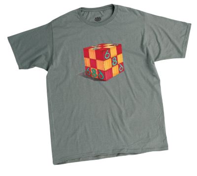 Men's Cube S/S Tee - Gray