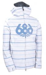 Men's Tag Softshell Jacket - White Patterned