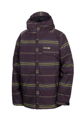 Men's Factor Insulated Jacket - Black Patterned