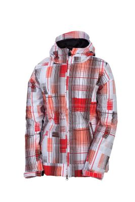 Women's Echo Polyquilt Jacket - White Patterned