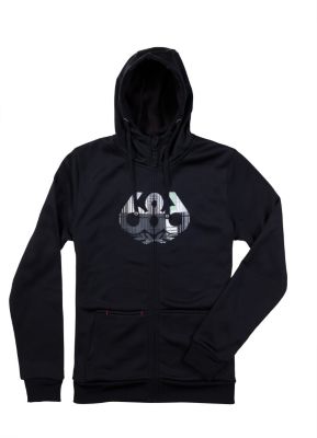 Women's Icon Bonded Tech Fleece Full-Zip Hoody - Black