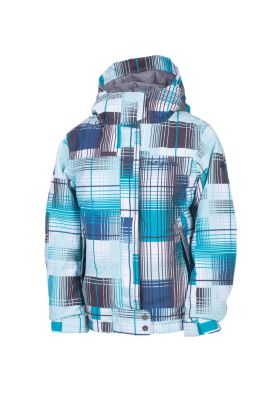 Girls' Ginger Insulated Jacket - White Patterned