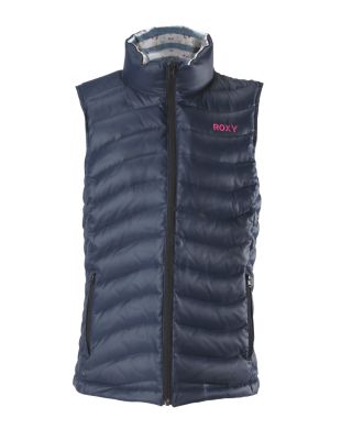 Women's Torah Bright Down Vest - Blue Patterned