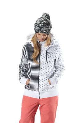 Women's P-Machinery Sweatshirt - White Patterned