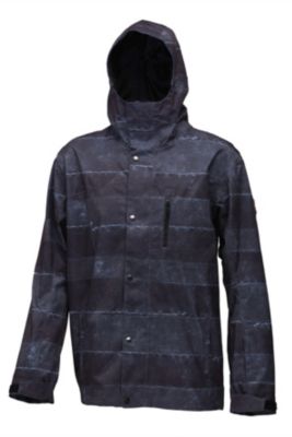 Men's Iron Jacket  - Black Patterned