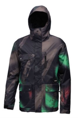 Men's Drift Jacket - Black Patterned