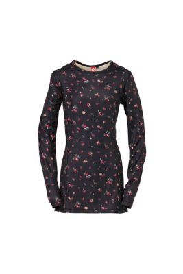 Women's Tree Top 1st Layer Top - Black Patterned