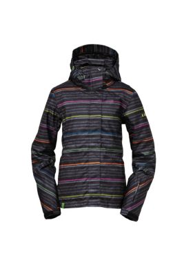 Women's Jetty Insulated Jacket - Black Patterned