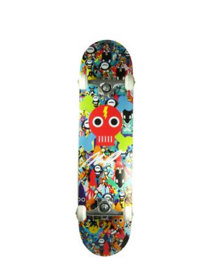 Multi Mika Artist Series Complete Skateboard 