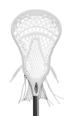 Evo 2 X Hard Mesh Lacrosse Head - White          