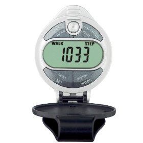 347 TOUCH PAD PEDOMETER,SILVER