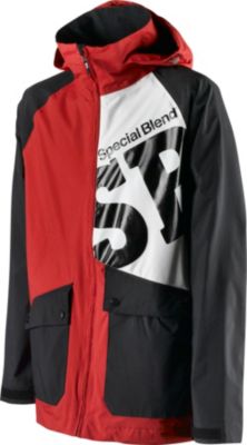 Men's Beacon Jacket - Red Patterned