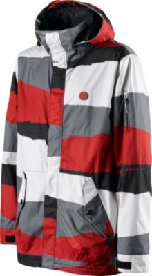 Men's Circa Jacket - Red Patterned