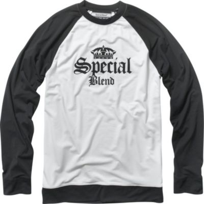 Men's Dirty Jersey Long Sleeve Top - White