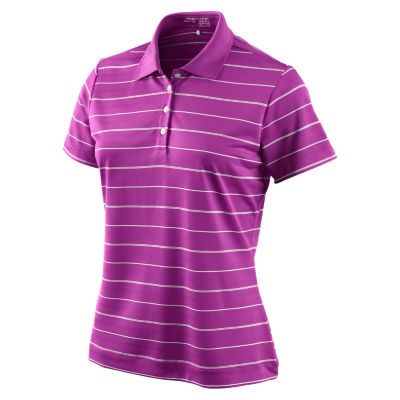 Women's Tech Stripe Polo - Purple