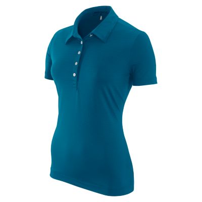 Women's Mini Stripe Polo - Green