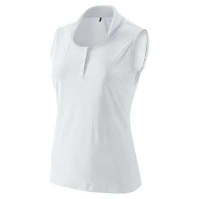 Women's Feminine S/L Polo - White