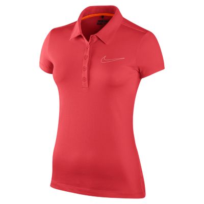 Women's Sport Jersey Short Sleeve Polo - Red