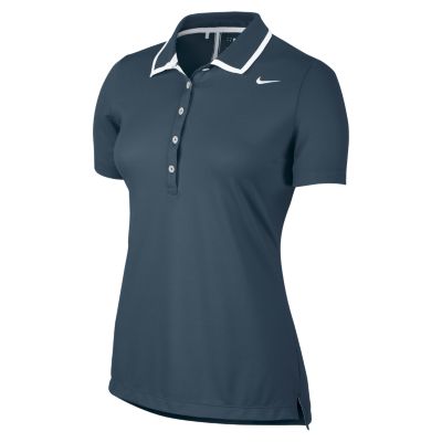 Women's Swoosh Tech Polo Shirt - Navy / Dark Blue
