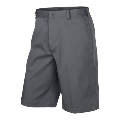 Men's Flat Front Tech Short - Charcoal