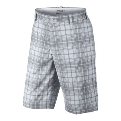 Men's Nike Golf Plaid Short - White