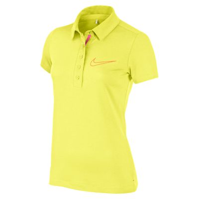 Women's Sport Nike Swing SS Polo Shirt - Yellow