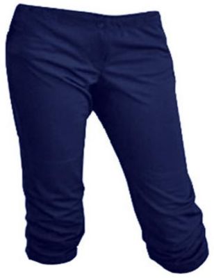 Girls' Low Rise Softball Pants - Navy / Dark Blue