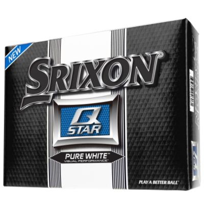 Q-Star Golf Ball - White (1 dozen)