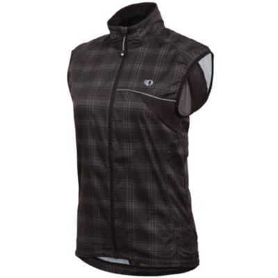 Women's Elite Barrier Cycling Vest - Black Patterned